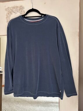 Tommy Bahama Tobago Bay Contrast Stitch Crewneck Sweatshirt Blue XL
